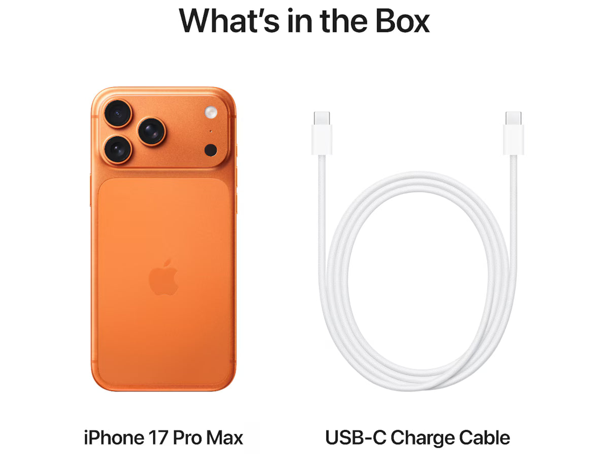 iPhone 17 Pro Max 256GB   (kosmiskt orange) Smartphone, 6,9" Super Retina XDR-skärm, 48+48+48MP kamera, IP68, 5G